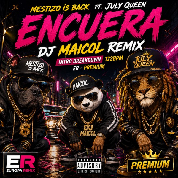 Mestizo Is Back Ft. July Queen - ENCUERA - DJ MAICOL REMIX - 3 VERS - ER