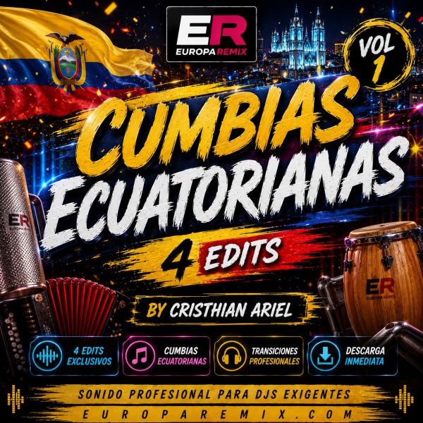 CUMBIAS ECUATORIANAS - VOL 1 - ( 4 EDITS )