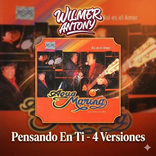 Pensando En Ti - Agua Marina - 04 Vers - Wilmer Antony