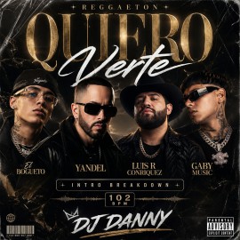 Gaby Music, Yandel, El Bogueto - Quiero Verte - DJ DANNY - Intro BreakDown & Chorus - 2 Versions - 102Bpm.jpg