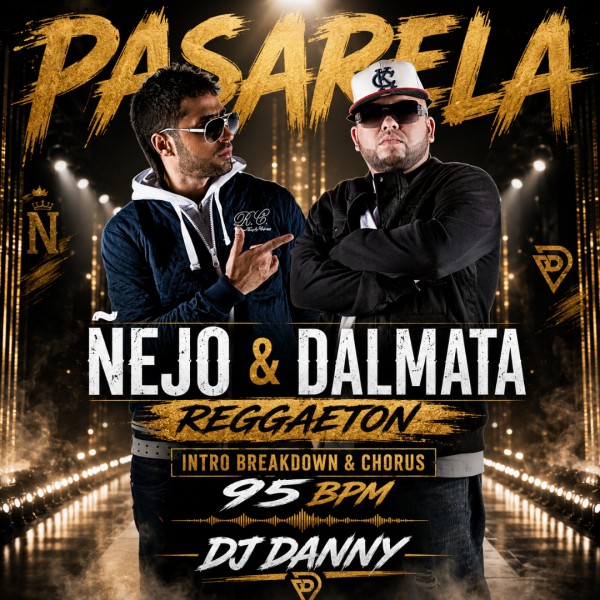 Ñejo & Dálmata - Pasarela - DJ DANNY - Intro BreakDown & Chorus - 2 Versions - 95Bpm
