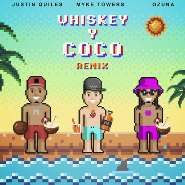 Justin Quiles Ft. Myke Towers & Ozuna - Whiskey Y Coco Remix - 2 Vers - Acapella & Intro 90BPM - ER