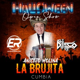 Aniceto Molina - La Brujita - DJ DIIEGO Tls - Open Show  Halloween - Cumbia 132BPM - ER