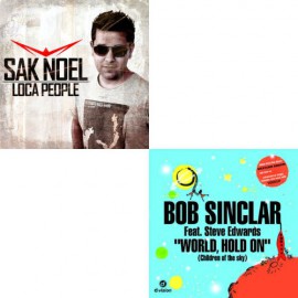 Sak Noel X Bob Sinclar - Loca People X World Hold On - Transition Segway - DJ CRIMIX - 128Bpm - ER