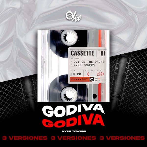 Ovy On The Drums, Myke Towers, Blessd, Ryan Castro - Godiva - OlixDJ - Acapella BreakDown & DIRECT 3 VERSIONES