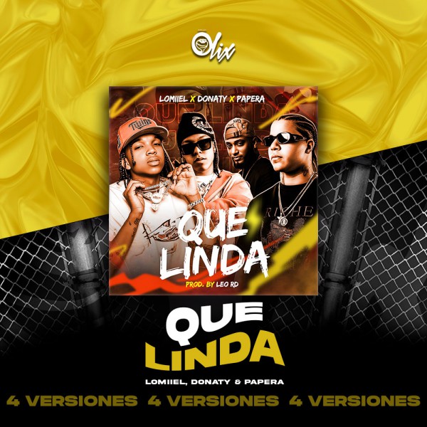 Lomiiel, Donaty & Papera - Que Linda - OlixDJ - Acapella BreakDown & DIRECT 4 VERSIONES