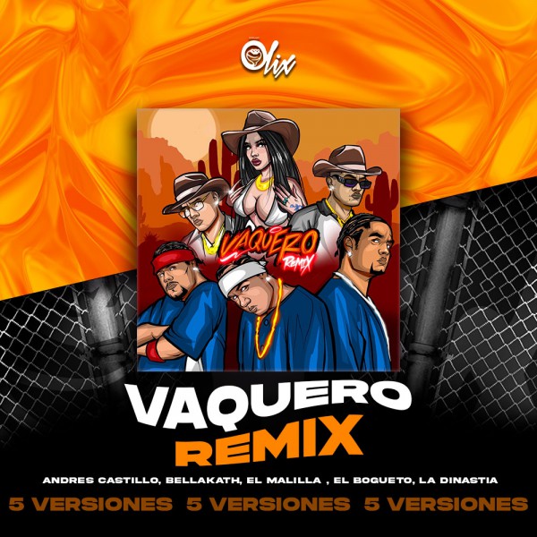 Andres castillo, Bellakat, El Malilla - Vaquero Remix - OlixDJ - Acapella Breakdown - INTRO & DIRECT 5 VERSIONES