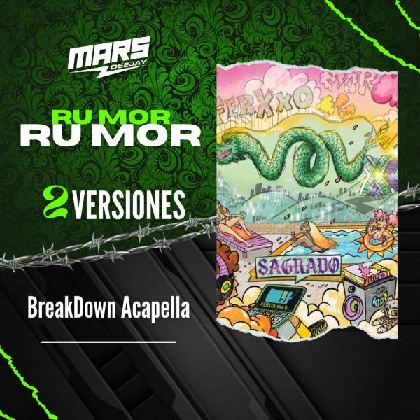 Feid - RU MOR - 2 Versiones - Breakdown Acapella - DJ MARS - 098Bpm Feid - RU MOR - 2 Versiones - Breakdown Acapella - DJ MARS - 098Bpm